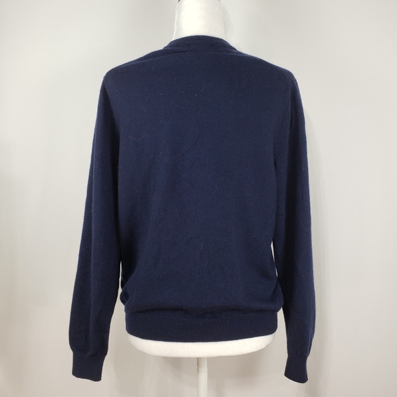 Brooks Brothers V neck Marino Wool Blend Sweater - Picture 3 of 4